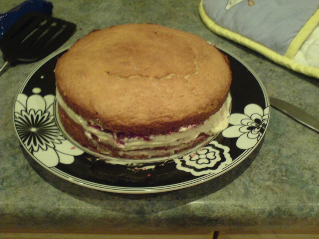 Assembled cake
